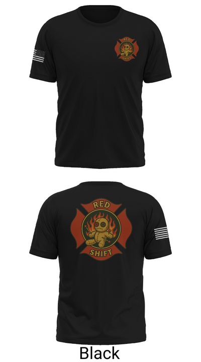 City of Lake Geneva Fire Department 76395935 Old School Cotton Feel Shirt - 30