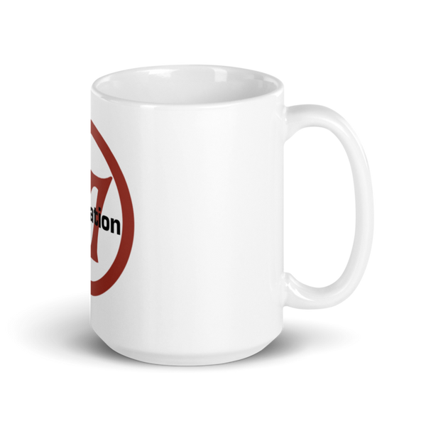 L7 Excsvation & Land Clearing 811202 White Glossy Mug - Medium