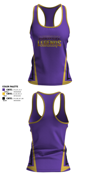 Tank Top, Midwest Legends Cheer, Cheer, Teamtime, Team time, sublimation, custom sports apparel, team uniforms, spirit wear, spiritwear, sports uniforms, custom shirts, team store, custom team store, fundraiser sports, apparel fundraiser