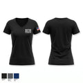Boston Police Harbor Patrol Unit Women's Short Sleeve V-neck Shirt - 1