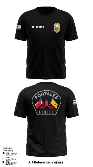 Short Sleeve Performance Shirt, Portales Police Department, Police, Teamtime, Team time, sublimation, custom sports apparel, team uniforms, spirit wear, spiritwear, sports uniforms, custom shirts, team store, custom team store, fundraiser sports, apparel fundraiser