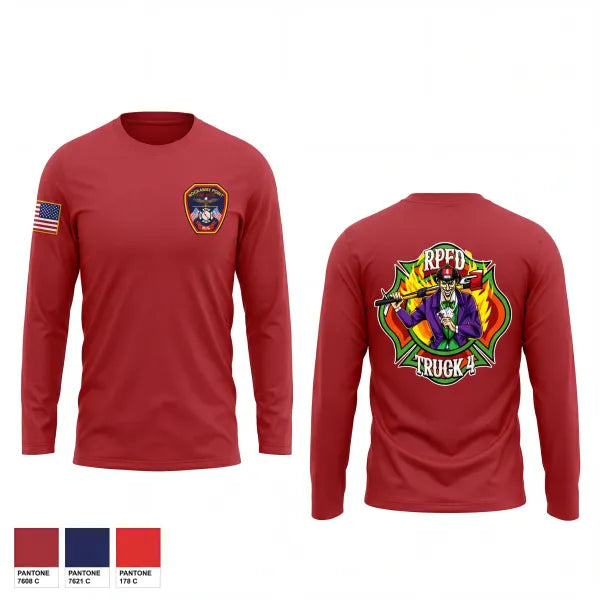 Long Sleeve Performance Shirt, Rockaway Point FD, Fire Department, Teamtime, Team time, sublimation, custom sports apparel, team uniforms, spirit wear, spiritwear, sports uniforms, custom shirts, team store, custom team store, fundraiser sports, apparel fundraiser