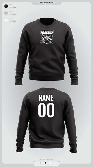 Crew Neck Sweatshirt, NE Raiders, , Teamtime, Team time, sublimation, custom sports apparel, team uniforms, spirit wear, spiritwear, sports uniforms, custom shirts, team store, custom team store, fundraiser sports, apparel fundraiser