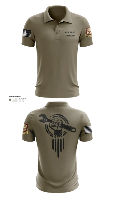 1/204th ADA 3113365 Short Sleeve Performance Polo - 24