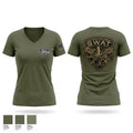 SWAT Women's Short Sleeve V-neck Shirt - 1