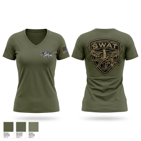 Womens Short Sleeve Vneck Shirt, SWAT, Police, Teamtime, Team time, sublimation, custom sports apparel, team uniforms, spirit wear, spiritwear, sports uniforms, custom shirts, team store, custom team store, fundraiser sports, apparel fundraiser