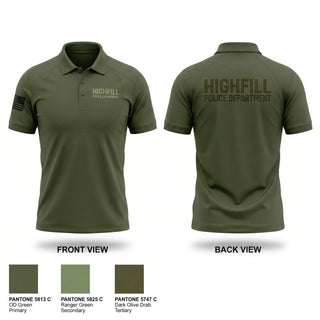 Short Sleeve Performance Polo, Highfill Police Department, Police, Teamtime, Team time, sublimation, custom sports apparel, team uniforms, spirit wear, spiritwear, sports uniforms, custom shirts, team store, custom team store, fundraiser sports, apparel fundraiser
