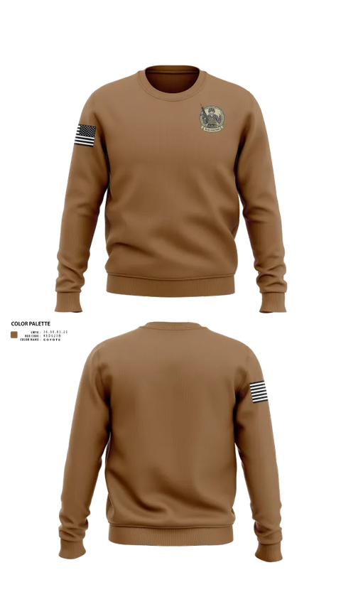 Crew Neck Sweatshirt, 163rd OD Co, , Teamtime, Team time, sublimation, custom sports apparel, team uniforms, spirit wear, spiritwear, sports uniforms, custom shirts, team store, custom team store, fundraiser sports, apparel fundraiser