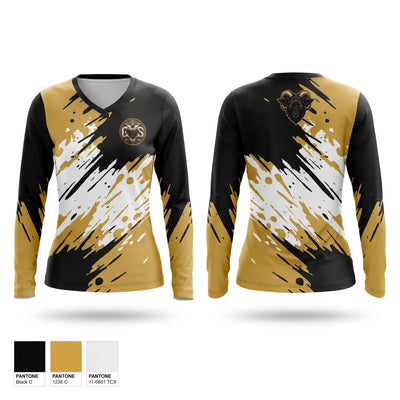 Get you sum Women's Long Sleeve V-neck Shirt - 1