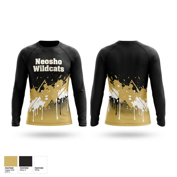 Long Sleeve Performance Shirt, Neosho Wildcats, , Teamtime, Team time, sublimation, custom sports apparel, team uniforms, spirit wear, spiritwear, sports uniforms, custom shirts, team store, custom team store, fundraiser sports, apparel fundraiser