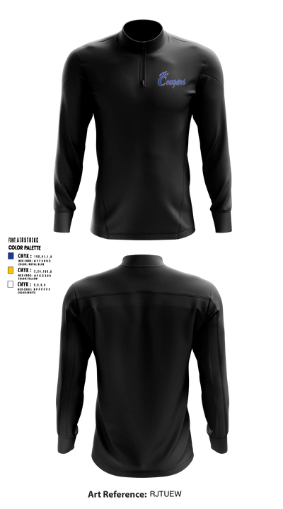 Campbellsport Cougars Quarter Zip Jacket - 6
