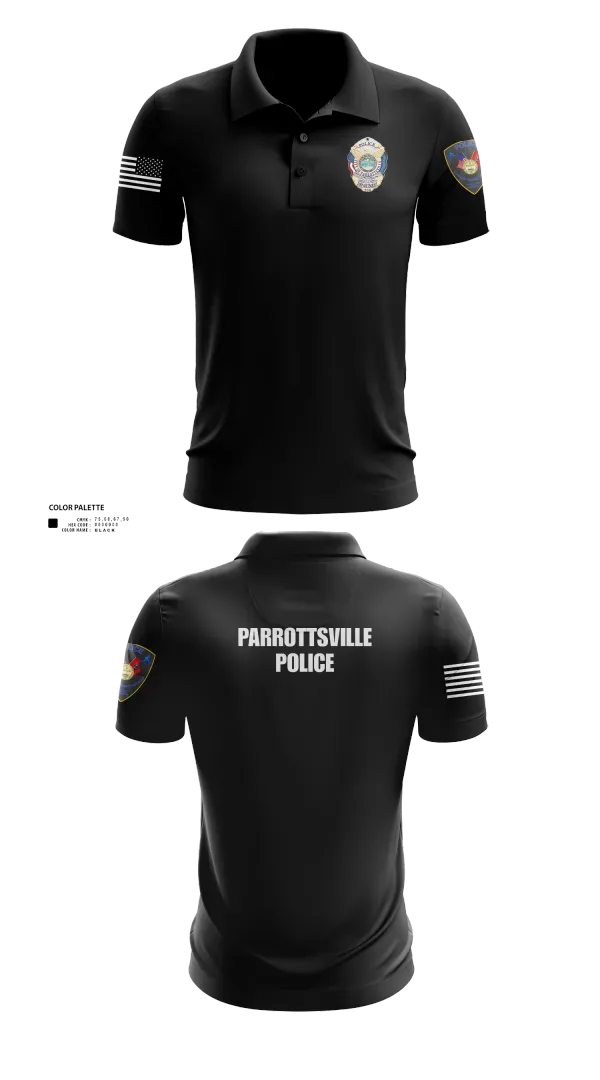 Short Sleeve Performance Polo, Parrottsville police, Police, Teamtime, Team time, sublimation, custom sports apparel, team uniforms, spirit wear, spiritwear, sports uniforms, custom shirts, team store, custom team store, fundraiser sports, apparel fundraiser