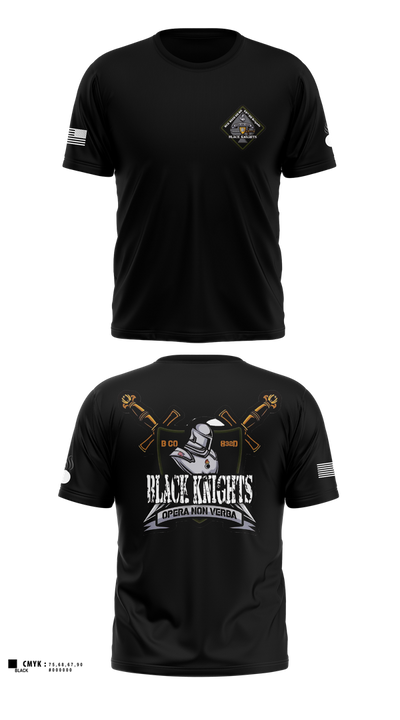 B Co 832nd OD BN 19793865 Short Sleeve Performance Shirt - 30
