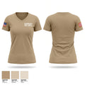 Guernsey Army Airfield Women's Short Sleeve V-neck Shirt - 1