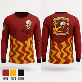 Long Sleeve Performance Shirt, 11th Marines CBR, , Teamtime, Team time, sublimation, custom sports apparel, team uniforms, spirit wear, spiritwear, sports uniforms, custom shirts, team store, custom team store, fundraiser sports, apparel fundraiser