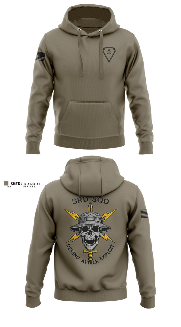 Hoodie, 3RD SQUAD, EW, MFRC, Army, Teamtime, Team time, sublimation, custom sports apparel, team uniforms, spirit wear, spiritwear, sports uniforms, custom shirts, team store, custom team store, fundraiser sports, apparel fundraiser