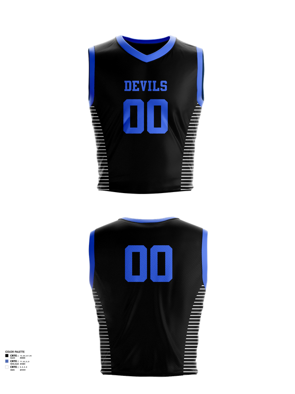 Mens Reversible Basketball Jersey, Devils, Men's Basketball, Teamtime, Team time, sublimation, custom sports apparel, team uniforms, spirit wear, spiritwear, sports uniforms, custom shirts, team store, custom team store, fundraiser sports, apparel fundraiser
