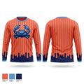 Back bay blue crabs Long Sleeve Performance Shirt - 2