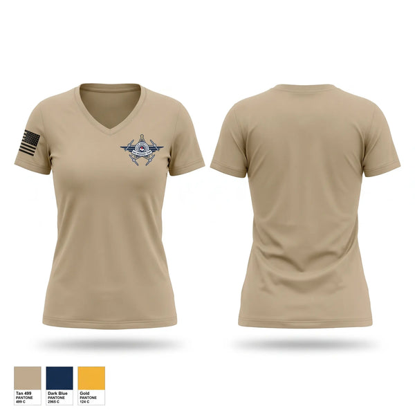 Womens Short Sleeve Vneck Shirt, NKSO UAS Team, Police, Teamtime, Team time, sublimation, custom sports apparel, team uniforms, spirit wear, spiritwear, sports uniforms, custom shirts, team store, custom team store, fundraiser sports, apparel fundraiser