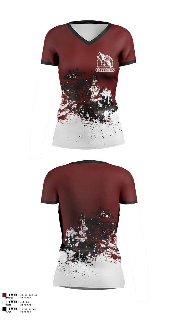 Womens Short Sleeve Vneck Shirt, AYSO 665, Spirit Store, Teamtime, Team time, sublimation, custom sports apparel, team uniforms, spirit wear, spiritwear, sports uniforms, custom shirts, team store, custom team store, fundraiser sports, apparel fundraiser