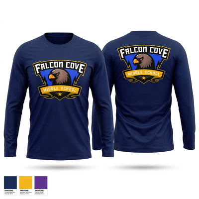 Falcon cove  cross country Long Sleeve Performance Shirt - 2