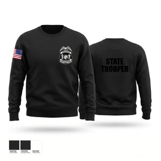 Crew Neck Sweatshirt, North Carolina highway patrol, Police, Teamtime, Team time, sublimation, custom sports apparel, team uniforms, spirit wear, spiritwear, sports uniforms, custom shirts, team store, custom team store, fundraiser sports, apparel fundraiser