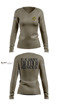 8th Ordnance Company Women's Long Sleeve V-neck Shirt - 100