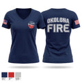 Station 76 Women's Short Sleeve V-neck Shirt - 1