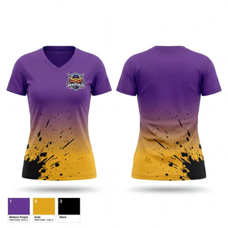 Womens Short Sleeve Vneck Shirt, The UNCRUSTABLES, Ice Hockey, Teamtime, Team time, sublimation, custom sports apparel, team uniforms, spirit wear, spiritwear, sports uniforms, custom shirts, team store, custom team store, fundraiser sports, apparel fundraiser