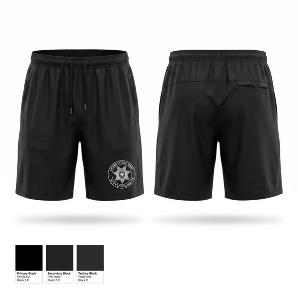 Athletic Shorts With Pockets, El Paso Police Crime Scene Unit, Police, Teamtime, Team time, sublimation, custom sports apparel, team uniforms, spirit wear, spiritwear, sports uniforms, custom shirts, team store, custom team store, fundraiser sports, apparel fundraiser