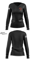Perseverance 79073140 Women's Long Sleeve V-neck Shirt - 111
