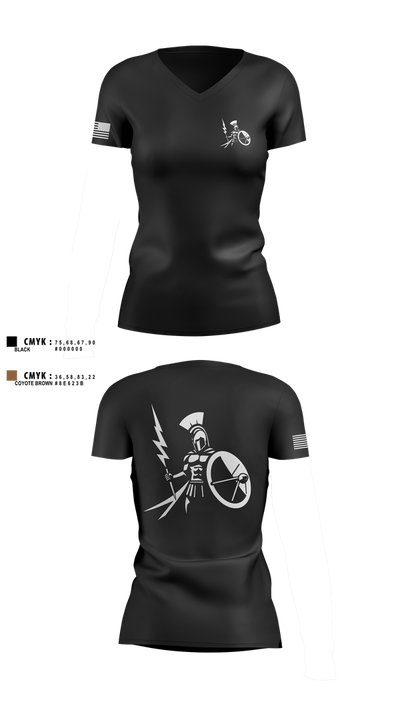 AV-PED//FST 85926430 Women's Short Sleeve V-neck Shirt - 4 (1)