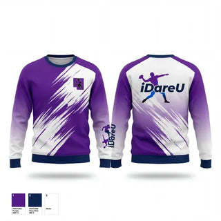 Crew Neck Sweatshirt, iDareU Academy Inc., , Teamtime, Team time, sublimation, custom sports apparel, team uniforms, spirit wear, spiritwear, sports uniforms, custom shirts, team store, custom team store, fundraiser sports, apparel fundraiser