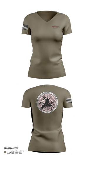 Womens Short Sleeve Vneck Shirt, MCTID, Army, Teamtime, Team time, sublimation, custom sports apparel, team uniforms, spirit wear, spiritwear, sports uniforms, custom shirts, team store, custom team store, fundraiser sports, apparel fundraiser