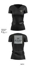 MY VIP LUXURY LLC 66980932 Women's Short Sleeve V-neck Shirt - 100