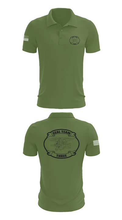 SEAL team 3 31272600 Short Sleeve Performance Polo - 45