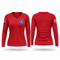 Crime Scene Unit Women's Long Sleeve V-neck Shirt - 1