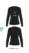 Lady Rebels 76977754 Women's Long Sleeve V-neck Shirt - 34