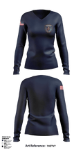 Benwood Fire 76900068 Women's Long Sleeve V-neck Shirt - 1