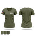 McCaysville Police Women's Short Sleeve V-neck Shirt - 1