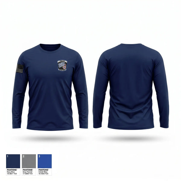Long Sleeve Performance Shirt, Sulphur Springs Police Department, Police, Teamtime, Team time, sublimation, custom sports apparel, team uniforms, spirit wear, spiritwear, sports uniforms, custom shirts, team store, custom team store, fundraiser sports, apparel fundraiser