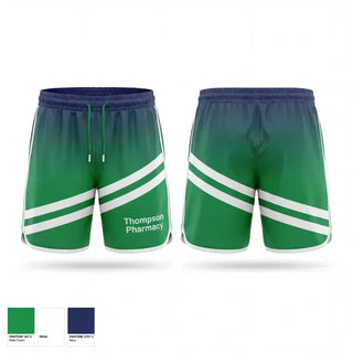 Athletic Shorts With Pockets, Thompson Pharmacy, Baseball, Teamtime, Team time, sublimation, custom sports apparel, team uniforms, spirit wear, spiritwear, sports uniforms, custom shirts, team store, custom team store, fundraiser sports, apparel fundraiser
