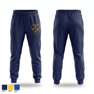 Sweatpants, Monroe police department, Police, Teamtime, Team time, sublimation, custom sports apparel, team uniforms, spirit wear, spiritwear, sports uniforms, custom shirts, team store, custom team store, fundraiser sports, apparel fundraiser