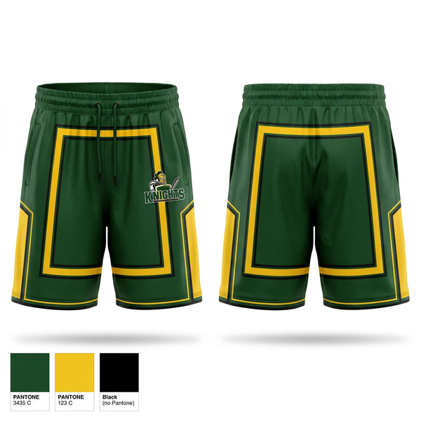 Mens Basketball Shorts, Knights, Men's Basketball, Teamtime, Team time, sublimation, custom sports apparel, team uniforms, spirit wear, spiritwear, sports uniforms, custom shirts, team store, custom team store, fundraiser sports, apparel fundraiser
