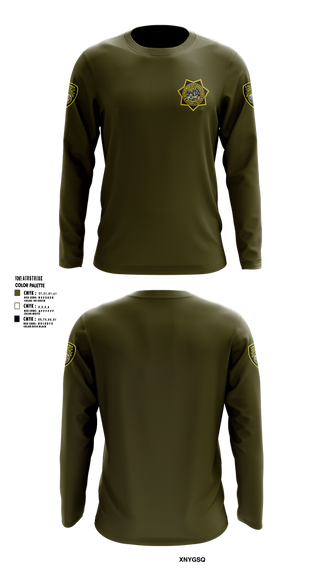 Long Sleeve Performance Shirt, CDCR, Police, Teamtime, Team time, sublimation, custom sports apparel, team uniforms, spirit wear, spiritwear, sports uniforms, custom shirts, team store, custom team store, fundraiser sports, apparel fundraiser