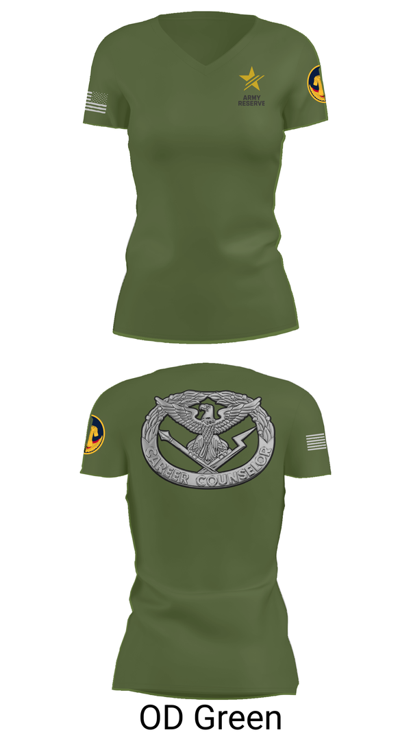 Womens Short Sleeve Vneck Shirt, ARCC, Army, Teamtime, Team time, sublimation, custom sports apparel, team uniforms, spirit wear, spiritwear, sports uniforms, custom shirts, team store, custom team store, fundraiser sports, apparel fundraiser