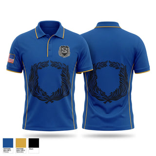 Short Sleeve Performance Polo, Ewing PBA Local 111, Police, Teamtime, Team time, sublimation, custom sports apparel, team uniforms, spirit wear, spiritwear, sports uniforms, custom shirts, team store, custom team store, fundraiser sports, apparel fundraiser