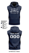 Cadott Police Department Sleeveless Hoodie - 5