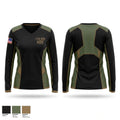 1 EN BDE H2F Women's Long Sleeve V-neck Shirt - 1