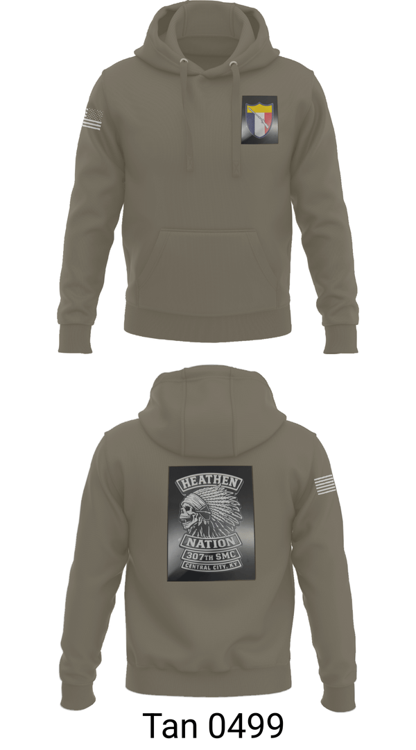 Hoodie, 307th SMC, National Guard, Teamtime, Team time, sublimation, custom sports apparel, team uniforms, spirit wear, spiritwear, sports uniforms, custom shirts, team store, custom team store, fundraiser sports, apparel fundraiser